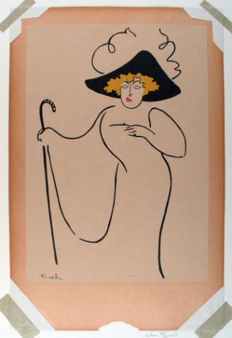 Lillian Russell, from Stage Folk: a Book of Caricatures [call#: Nc1429/.f7/l5]