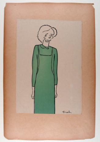 Maude Adams, from Stage Folk: a Book of Caricatures [call#: Nc1429/.f7/l5]