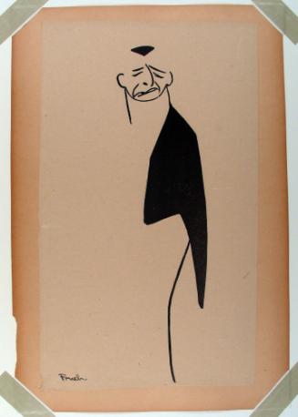William Collier, from Stage Folk: a Book of Caricatures [call#: Nc1429/.f7/l5]