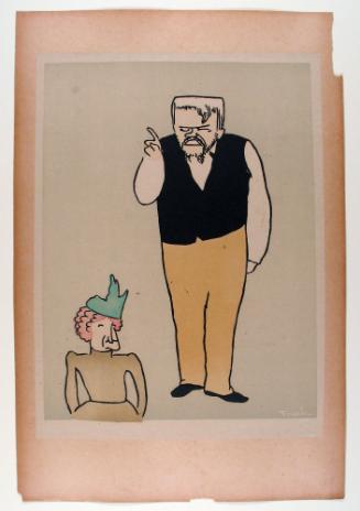 David Warfield and Marie Bates, from Stage Folk: a Book of Caricatures [call#: Nc1429/.f7/l5]