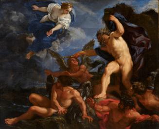 Juno Beseeching Aeolus to Release the Winds Against the Trojan Fleet