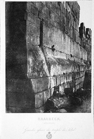 Baalbek: Foundations of the Temple of the Sun
