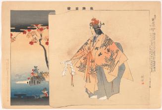 Scene from the play Tatsuta, from the series Pictures of Noh Plays