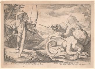 Apollo Killing the Python: No. 13 from Metamorphoses