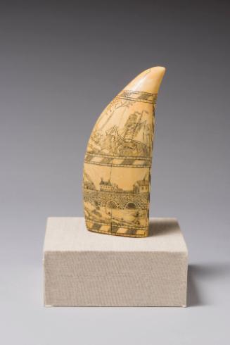 Scrimshaw with Four Engraved Scenes