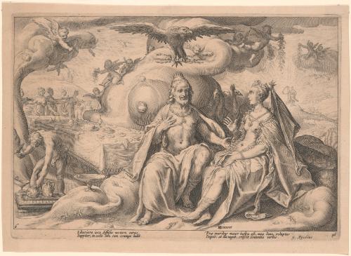 Dispute of Jupiter and Juno, No. 6 from Metamorphoses