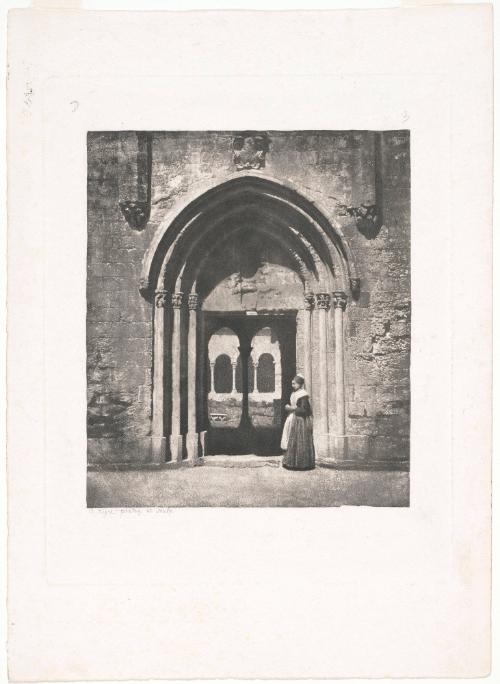 Arlesian Woman in the Cloister of St. Trophime, Arles