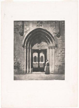 Arlesian Woman in the Cloister of St. Trophime, Arles