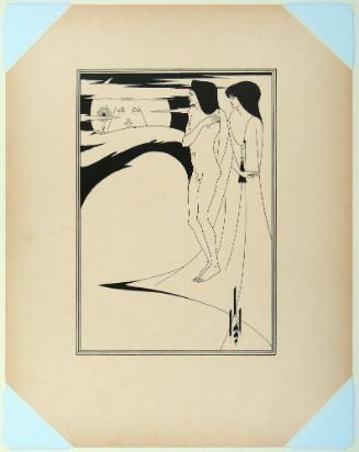 The Woman in the Moon, from Aubrey Beardsley's Illustrations to Salome [call#: Nc1115/.b32/19- -]