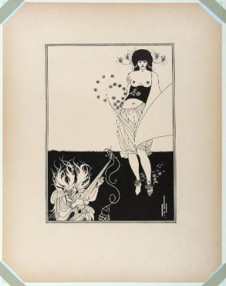 The Stomach Dance, from Aubrey Beardsley's Illustrations to Salome [call#: Nc1115/.b32/19- -]