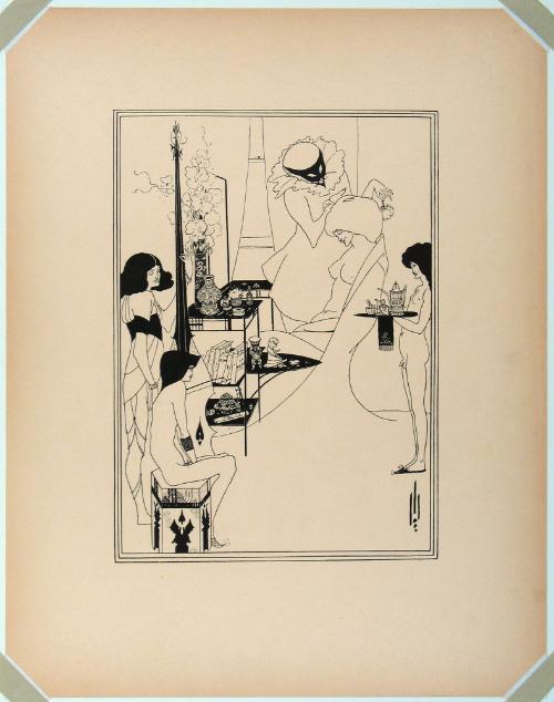 The Toilet of Salome (I), from Aubrey Beardsley's Illustrations to Salome [call#: Nc1115/.b32/19- -]