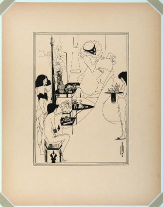 The Toilet of Salome (I), from Aubrey Beardsley's Illustrations to Salome [call#: Nc1115/.b32/19- -]