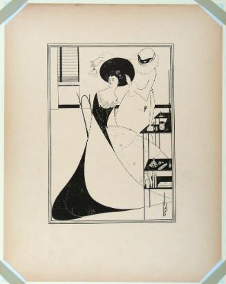 The Toilet of Salome (II), from Aubrey Beardsley's Illustrations to Salome [call#: Nc1115/.b32/19- -]