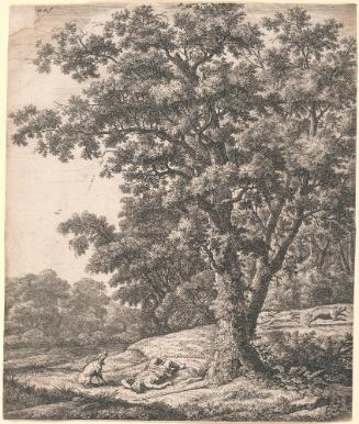 Landscape with the Death of Adonis, from Six Scenes from Ovid’s Metamorphoses