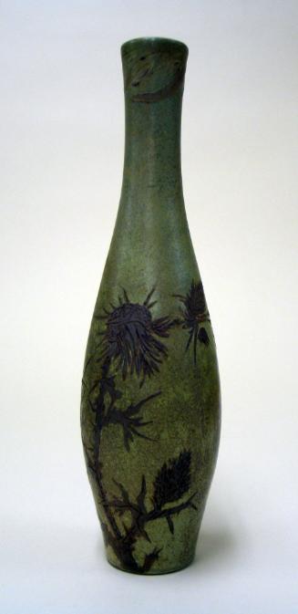 Bronzed Cameo Vase