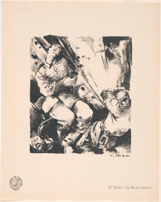 Shelling, from Portfolio 7 of Krieg Und Kunst, Prints Issued by the Berliner Sezession