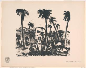 Oasis, from Portfolio 10 of Krieg Und Kunst, Prints Issued by the Berliner Sezession