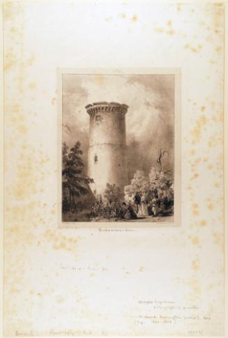 The Archive Tower at Vernon, from Baron Taylor's Picturesque and Romantic Travels in Old France