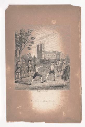 The Duel in Tothill Fields, illustration for The Miser’s Daughter by William Harrison Ainsworth