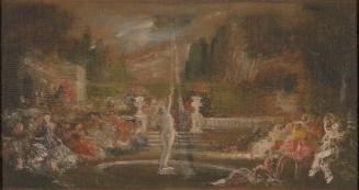 Theatrical Garden Scene