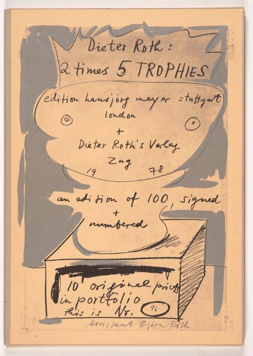 Untitled Portfolio Cover, from Trophies Portfolio