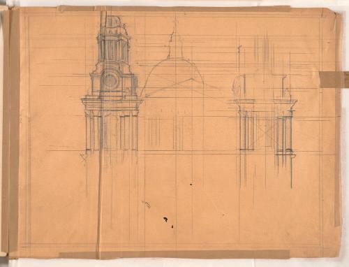 St. Paul's Cathedral (New Perspective Drawing for New 1st Block)